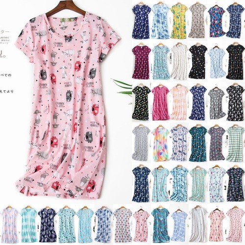 Ladies loose nighties short - ladies,