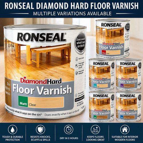 Ronseal diamond hard - diamond, floor
