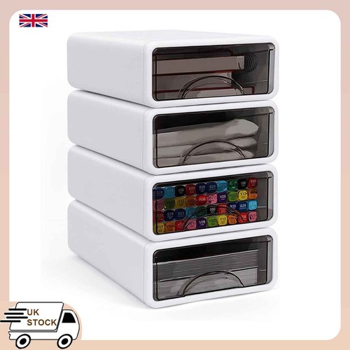 Tier stackable desk - 4-tier, storage