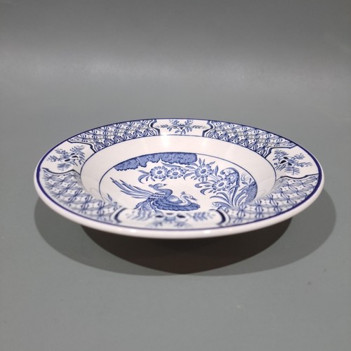 Woods ware blue white - woods,