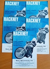 Hackney Speedway 5 Programmes