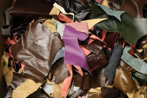 Scrap real leather off - scrap,