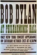 Bob Dylan - At Philharmonic Hall (PROMOTIONAL POSTER)
