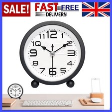 Alarm Clocks Bedside Silent Non Ticking Table Clock With Large Display