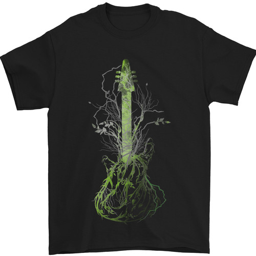 Green guitar tree - green,