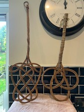 Pair victorian antique - antique, rattan