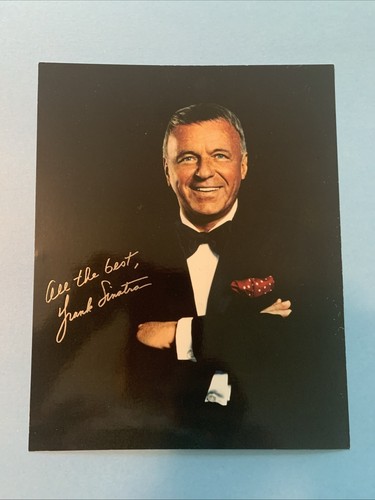 Frank sinatra signed photo - sinatra,