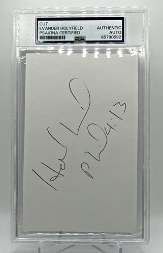 Evander holyfield autograph - evander,