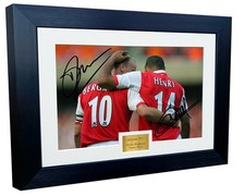 Signed Thierry Henry Bergkamp