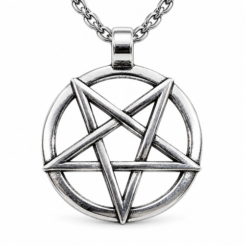 Inverted pentagram pendant - pentagram,