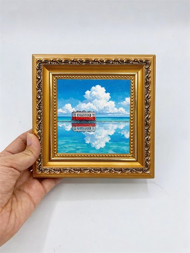Lake houseboat blue water - lake, houseboat,blue