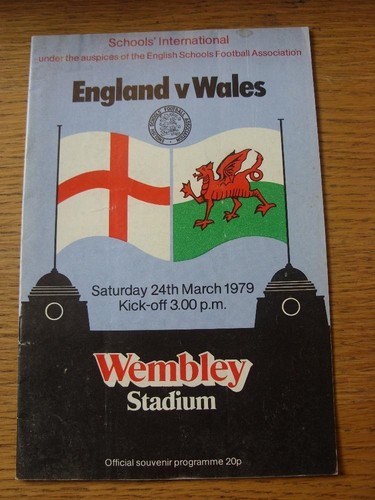1979 england schools v - england,