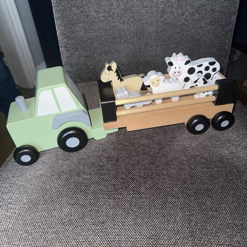 Jabadabado wooden tractor with - tractor,