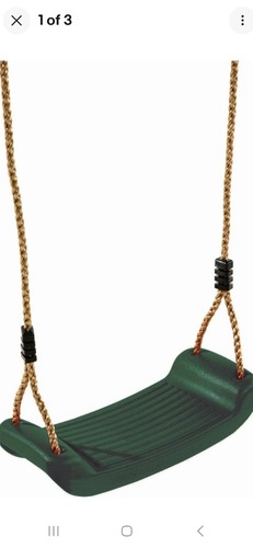 Green garden plastic swing - green,