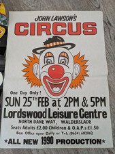 Rare Vintage 1990's UK Circus