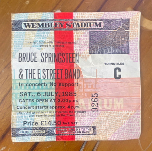 Wembley stadium ticket stub - stadium,