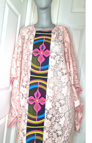 Elegant chantily lace ankara - lace,