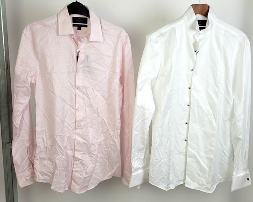 Men slim fit shirts - slim, 2xpc