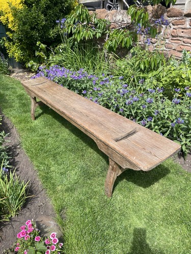 Antique victorian tram bench - antique,