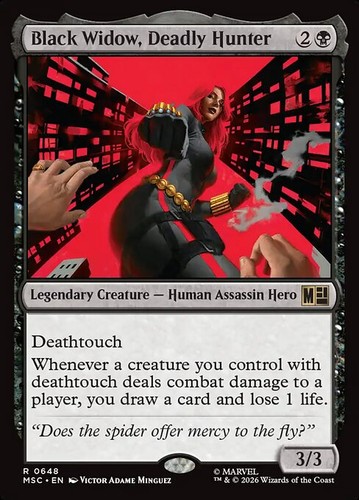 Mtg black widow - mtg, deadly