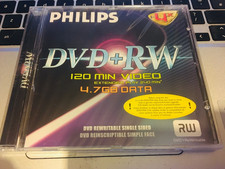 New Philips DVD+RW - 120Min -