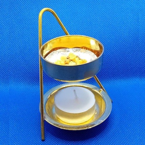 Brass incense burner with 3 - ,