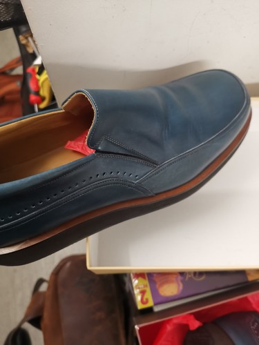 Bally loafer blue leather - bally,