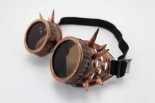 Bronze Spike Steampunk Goggles