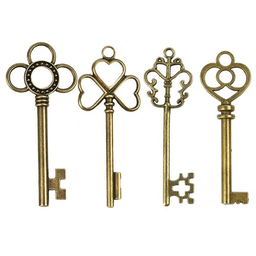 Bronze keys large antique - 1*bronze,