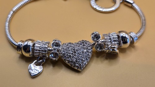 Lipsy silver pave diamante - silver,