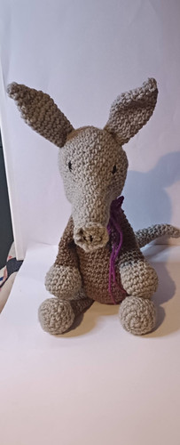 David the aardvark - david, handmade