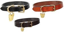 Shires Digby & Fox Flat Leather Dog Collar Classic, smart and fantastic quali...