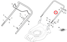Mountfield S461 HP Lower Handle 381006737/0 Genuine Replacement Part