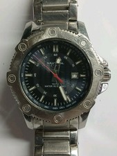 Mens Nautical Divers Style Watch Working Battery In Used Condition
