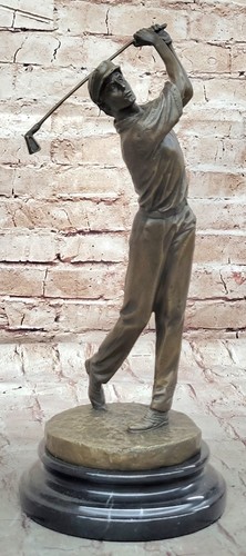 Male golfer golf trophy - golfer,