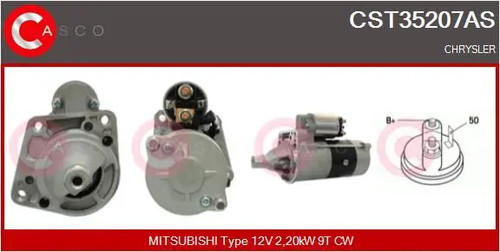 Starter motor clockwise - starter,