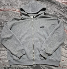 Adanola Grey Full Zip Hoodie Oversized Size XS
