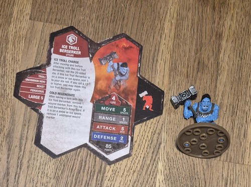 Heroscape ice troll - heroscape,