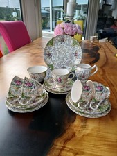 Rare 18 Pc Old Foley Chinarita 5862 Tea Set 5 person setting VGC