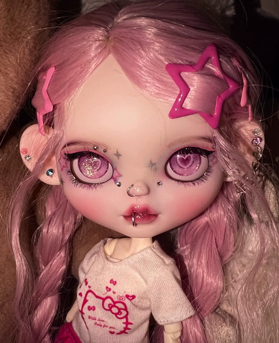 Blythe doll handmade - doll,