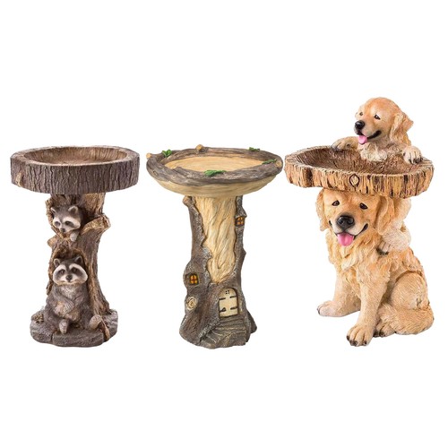 Bird bath feeder pedestal - bath,
