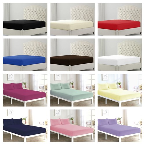 40cmdeep fitted sheet soft bed - fitted,