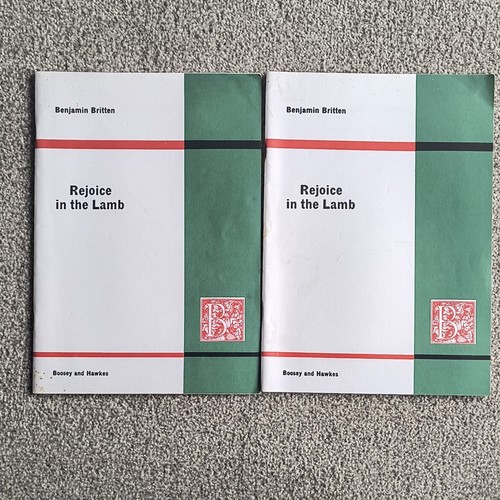 Benjamin britten rejoice - benjamin, in