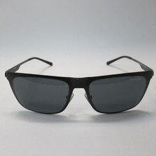 Arnette 3076-501/87 Back Side Square Sunglasses 56[]18 Designer Black Metal Arms