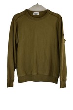 STONE ISLAND Green Sweatshirt