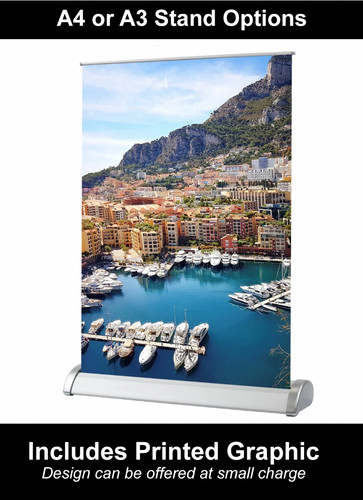 Desktop roller banner - a3,
