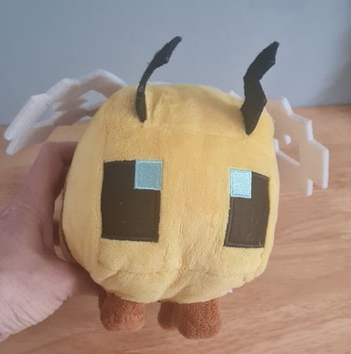 Minecraft bee plush - bee, soft