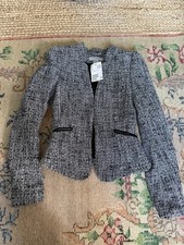 H & M Black White Textured