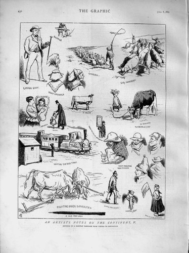 Original old antique print - antique,
