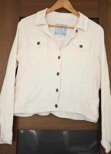 Next white denim jacket women - white,